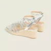 Dream Cloud Glitter Strap Espadrille Wedge Silver 1 Dream Cloud Glitter Strap Espadrille Wedge Silver -Lanebryant Shop 411370 0000005252 alt1