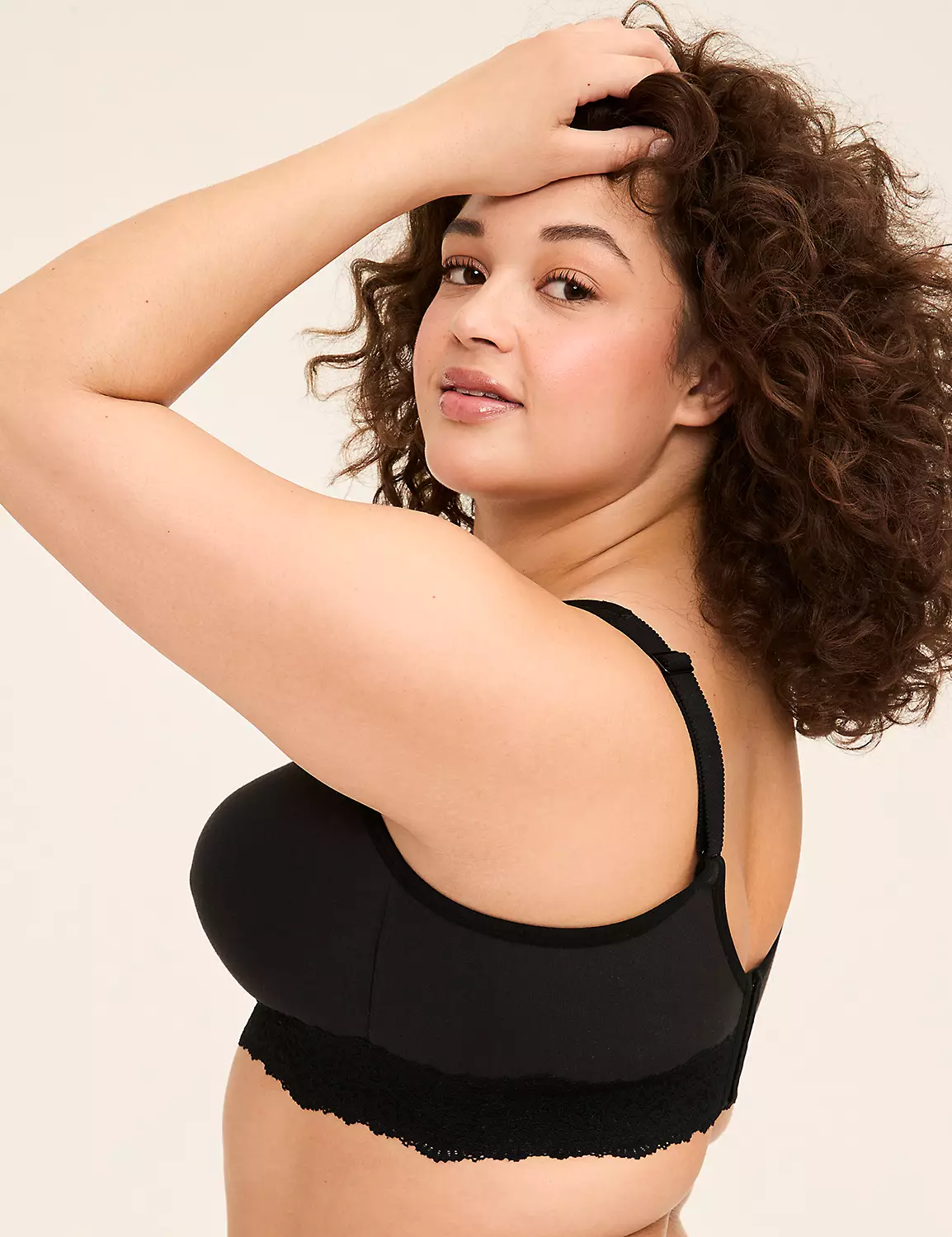 Cotton No-Wire Unlined Full Coverage Bra Black 3 Cotton No-Wire Unlined Full Coverage Bra Black - Image 2