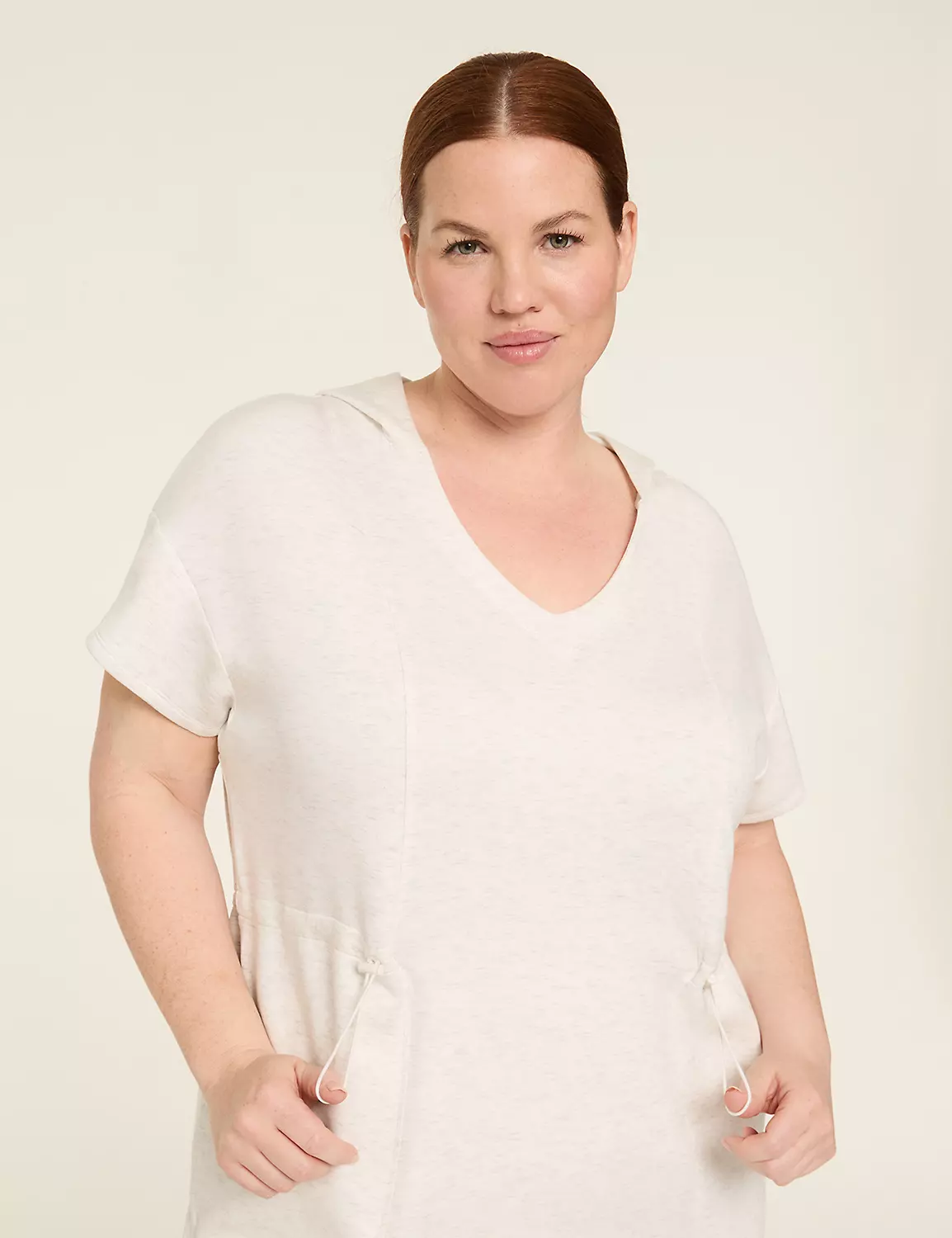 LIVI Journey Cinched-Waist Hooded Dress Grey 4 LIVI Journey Cinched-Waist Hooded Dress Grey - Image 2