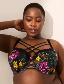 Printed Lace-Trim Boost Balconette Bra Sexy Mystic Floral 9 Printed Lace-Trim Boost Balconette Bra Sexy Mystic Floral -Lanebryant Shop 411720 0000114038