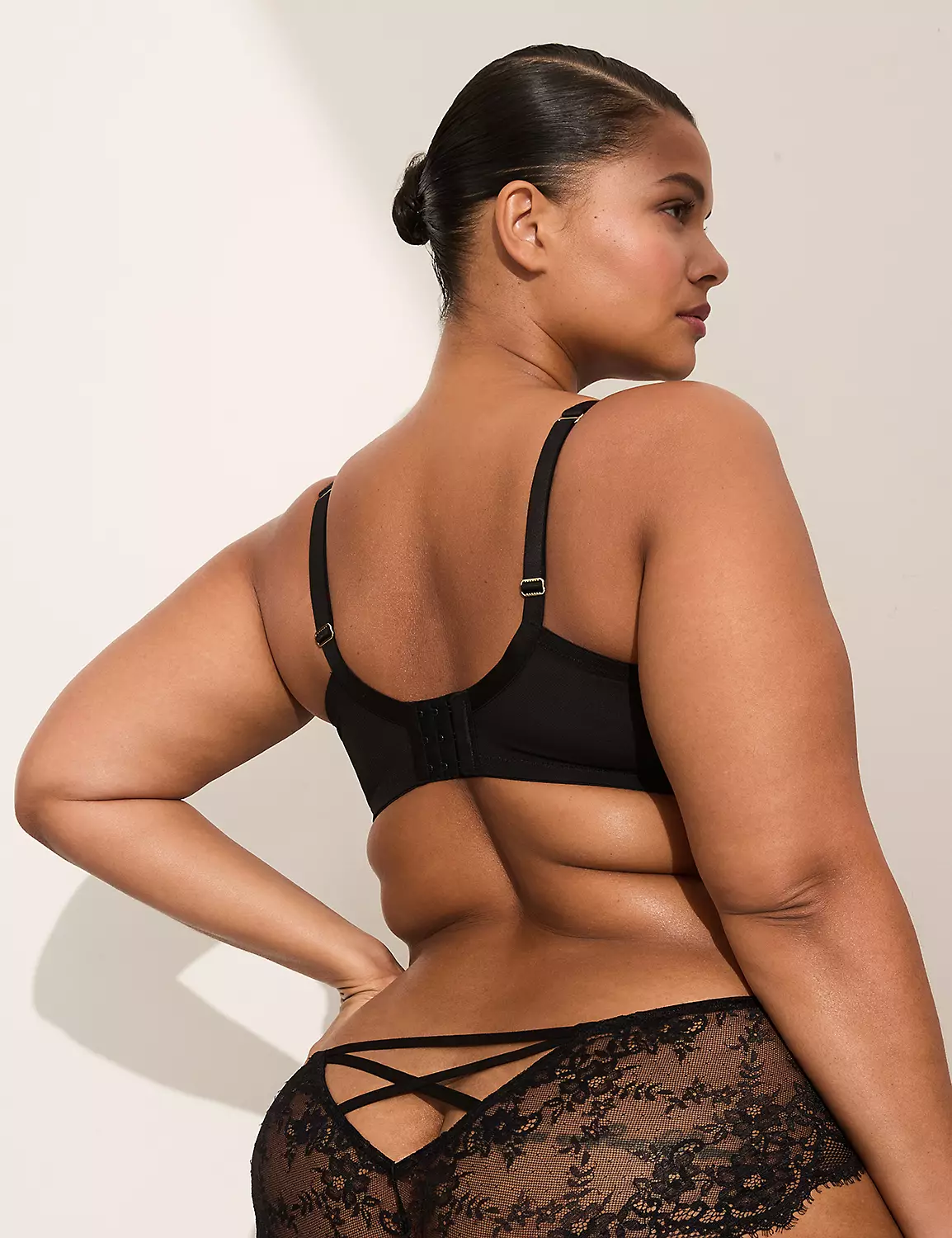 Stretch Satin Boost Balconette Bra Rennaissance Roses Green Moss 4 Stretch Satin Boost Balconette Bra Rennaissance Roses Green Moss - Image 2