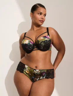 Stretch Satin Boost Balconette Bra Rennaissance Roses Green Moss 8 Stretch Satin Boost Balconette Bra Rennaissance Roses Green Moss -Lanebryant Shop 411861 0000114728 alt3