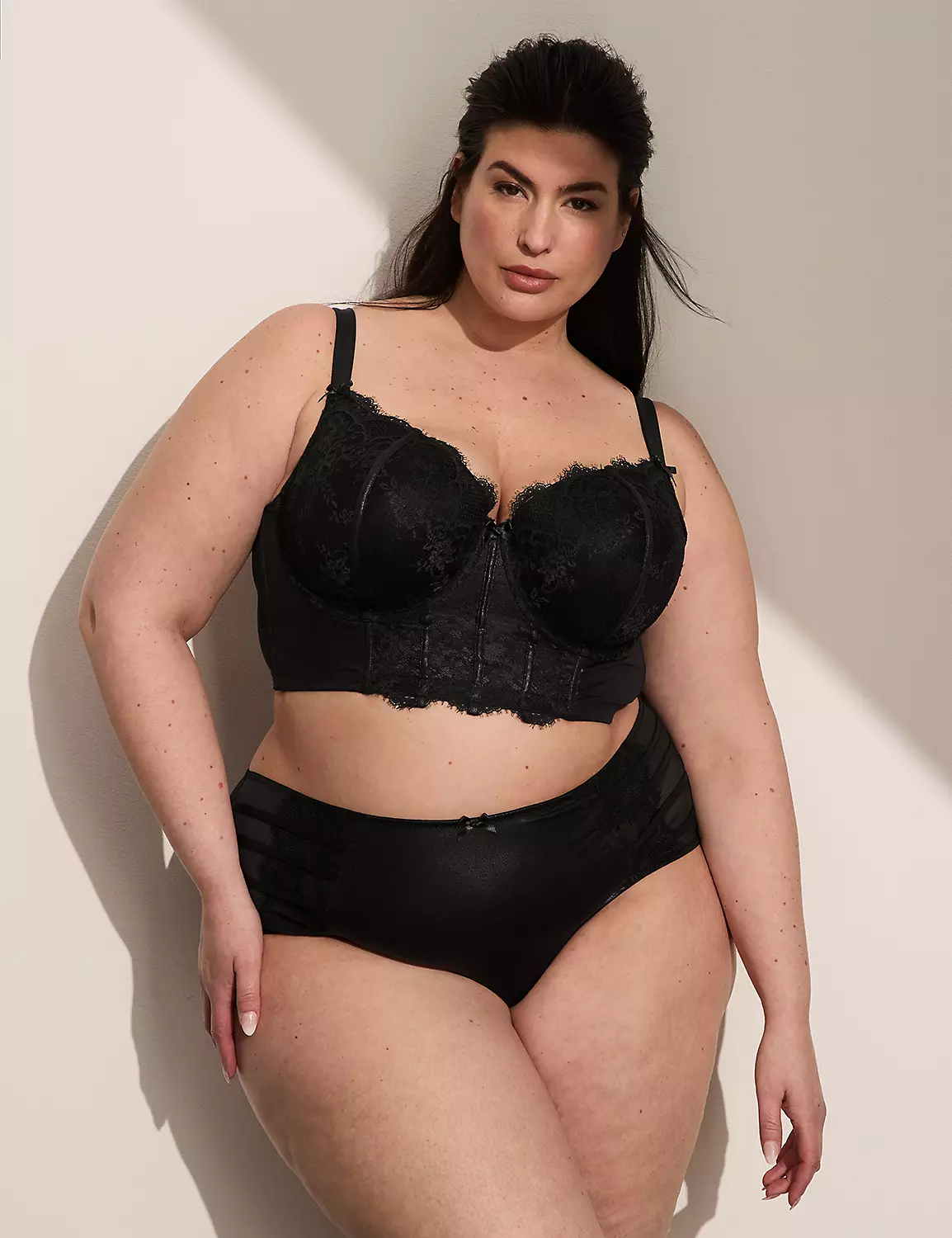 Faux-Leather Cheeky Brief Panty Black 4 Faux-Leather Cheeky Brief Panty Black - Image 2