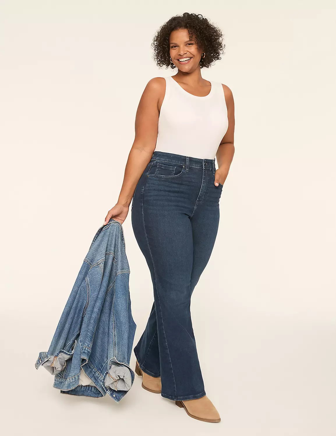 Curvy Fit DreamFeel High-Rise Boot Jean Dark Denim 4 Curvy Fit DreamFeel High-Rise Boot Jean Dark Denim - Image 2