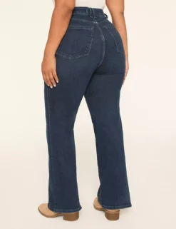 Curvy Fit DreamFeel High-Rise Boot Jean Dark Denim