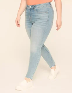Signature Fit DreamFeel Skinny Jean Medium Denim 9 Signature Fit DreamFeel Skinny Jean Medium Denim -Lanebryant Shop 412002 0000012013