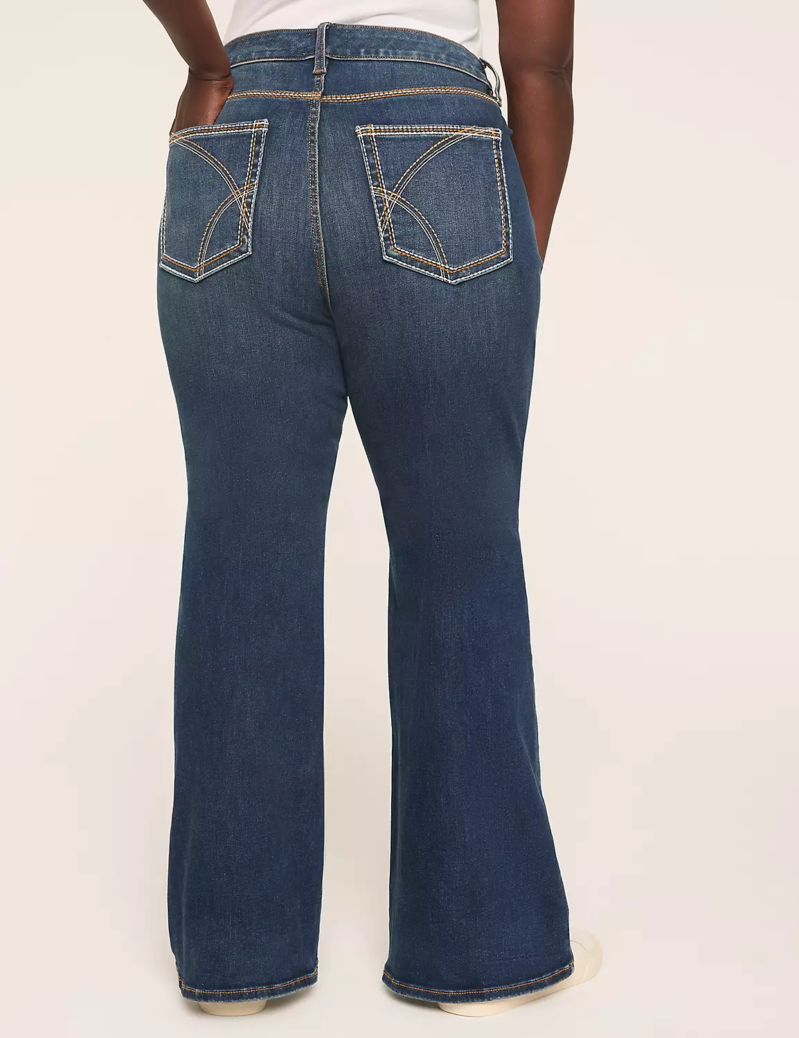 Signature Fit Back-Pocket Embroidered Boot Jean Dark Denim 5 Signature Fit Back-Pocket Embroidered Boot Jean Dark Denim - Image 3