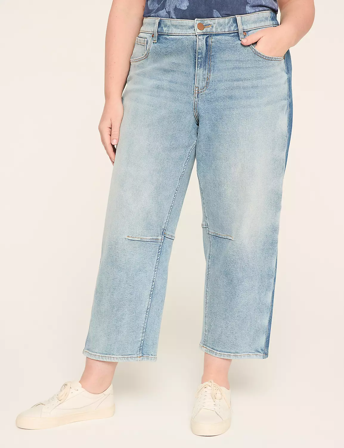 Barrel Two-Tone Jean Light Denim 4 Barrel Two-Tone Jean Light Denim - Image 2