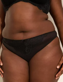 Strappy Open-Back Panty Black