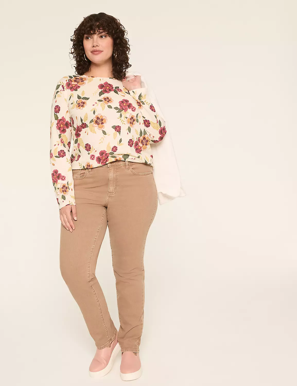 Signature Fit High-Rise Straight Leg Jean Cocoa 4 Signature Fit High-Rise Straight Leg Jean Cocoa - Image 2