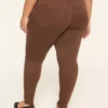 Pull-On Fit High-Rise Jegging Coffee 1 Pull-On Fit High-Rise Jegging Coffee -Lanebryant Shop 412125 0000028109 Back