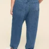 Pull-On Knit Denim Jogger - Medium Wash Medium Denim -Lanebryant Shop 412302 0000012013 Back