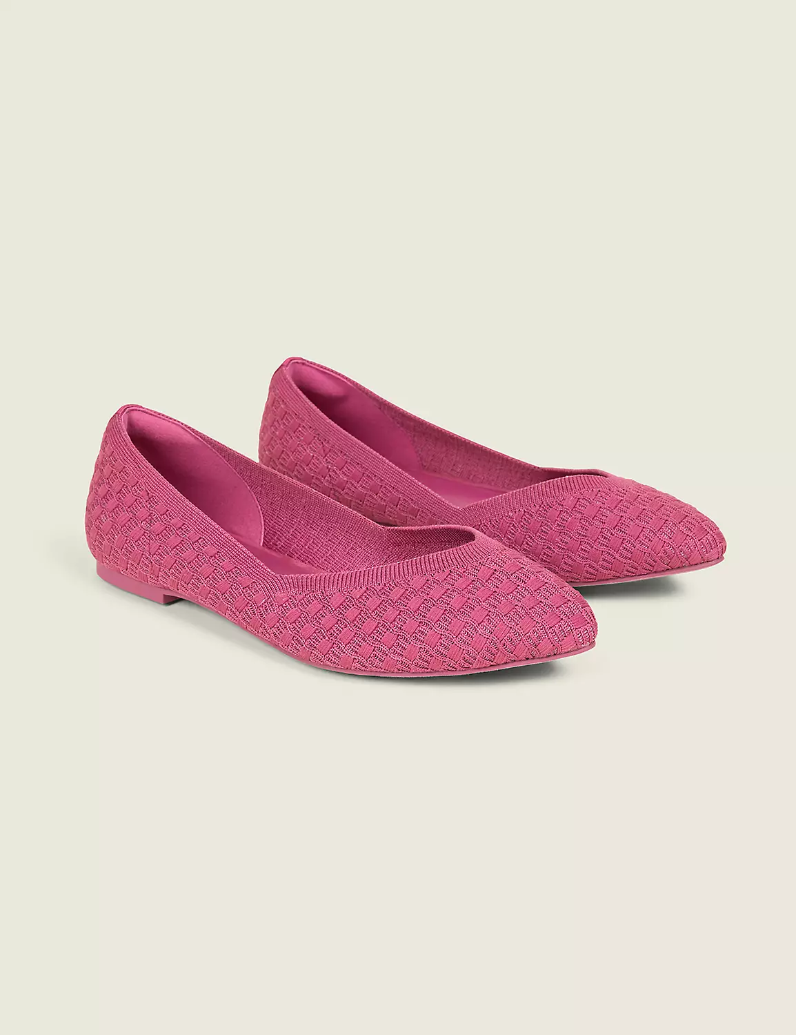 Dream Cloud Stretch Knit Ballet Flat Sangria 4 Dream Cloud Stretch Knit Ballet Flat Sangria - Image 2