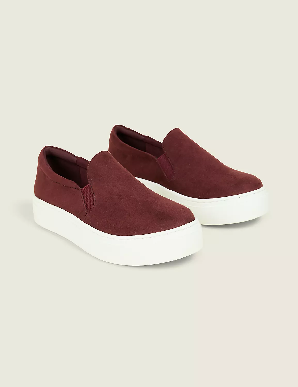 Dream Cloud Faux-Suede Slip-On Sneaker Cabernet 4 Dream Cloud Faux-Suede Slip-On Sneaker Cabernet - Image 2