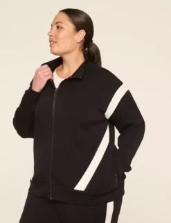 LIVI Journey Zip-Up Jacket Black 7 LIVI Journey Zip-Up Jacket Black -Lanebryant Shop 412370 0000113708