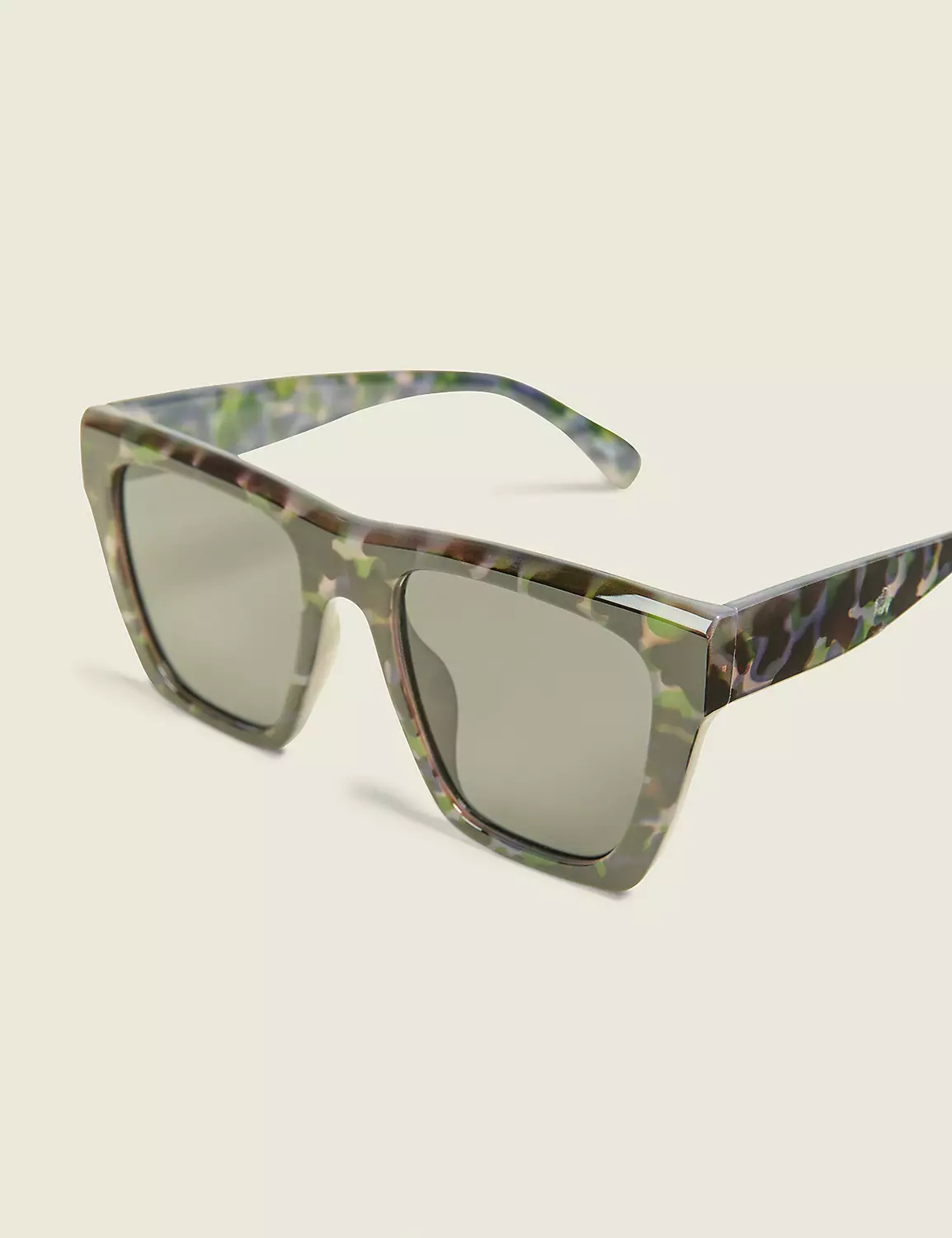 Green & Blue Tortoiseshell Print Cateye Sunglasses Multi 3 Green & Blue Tortoiseshell Print Cateye Sunglasses Multi