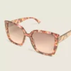Colorful Tortoiseshell Print Cateye Sunglasses Multi -Lanebryant Shop 412417 0000012427