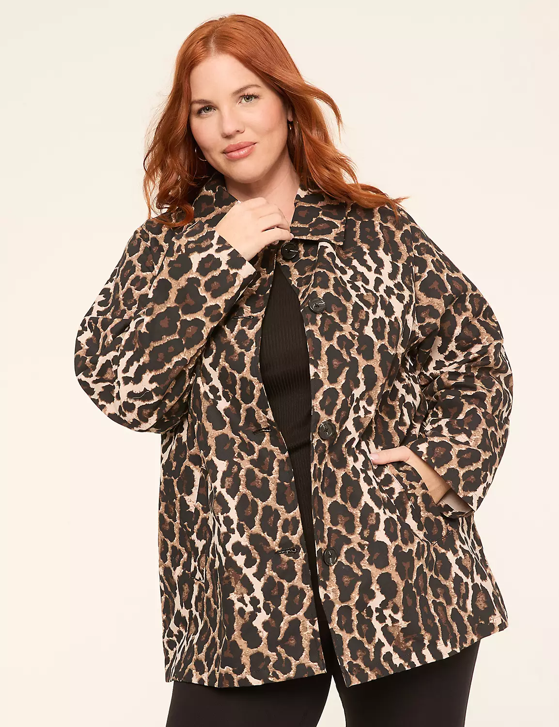 Printed Leopard Carcoat Leopard 5 Printed Leopard Carcoat Leopard - Image 3