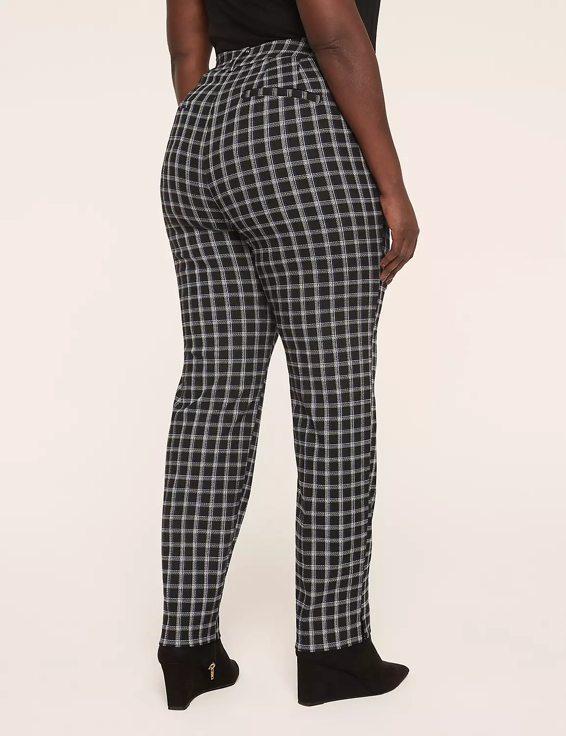 4-Season Slim Ankle Pant Black Plaid 3 4-Season Slim Ankle Pant Black Plaid