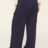 Journey High-Rise Cargo Wide Leg Pant Maritime Blue 1 Journey High-Rise Cargo Wide Leg Pant Maritime Blue -Lanebryant Shop 412435 0000028161 Back