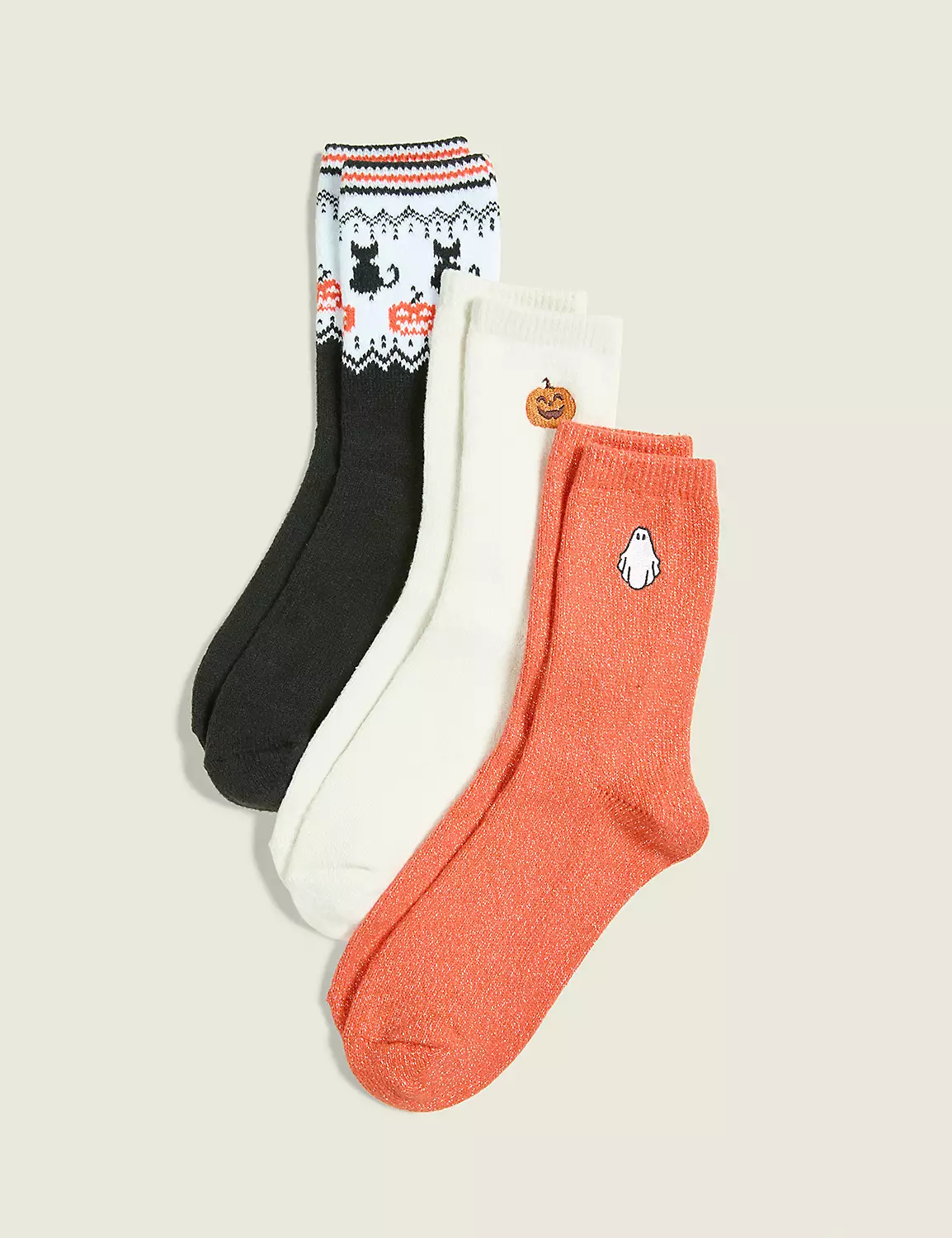 3-Pack Boot Socks - Halloween Whimsy Multi 3 3-Pack Boot Socks - Halloween Whimsy Multi