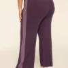 LIVI Wide Leg Sweater Pant Eggplant 1 LIVI Wide Leg Sweater Pant Eggplant -Lanebryant Shop 412462 0000008287 Back
