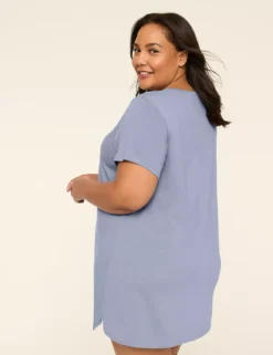 Snoopy Comfy Cotton Sleepshirt Stonewash