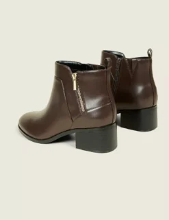 Dream Cloud Zipper Ankle Boot Shaved Chocolate