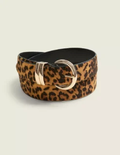 Cheetah Print Versatile Belt Neutral