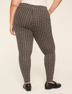 Printed Layering Fashion Legging Houndstooth