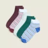 5-Pack Ankle Socks - Nep & Stripes Multi 1 5-Pack Ankle Socks - Nep & Stripes Multi -Lanebryant Shop 412738 0000012427