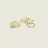 Goldtone Ring Stack Gold 1 Goldtone Ring Stack Gold -Lanebryant Shop 412901 0000005237