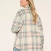 Button-Front Plaid Shacket Shirt Multi Plaid 1 Button-Front Plaid Shacket Shirt Multi Plaid -Lanebryant Shop 413048 0000115955 Back