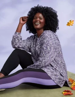 LIVI Soft High-Rise 7/8 Legging Purple 8 LIVI Soft High-Rise 7/8 Legging Purple -Lanebryant Shop 413076 0000008287 alt2
