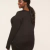 LIVI Soft Long-Sleeve Sisterhood Of Strength BCRF Graphic Tee Black 1 LIVI Soft Long-Sleeve Sisterhood Of Strength BCRF Graphic Tee Black -Lanebryant Shop 413077 0000113708 Back