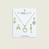 Goldtone Charm Necklace Set Mixed Metal 1 Goldtone Charm Necklace Set Mixed Metal -Lanebryant Shop 413146 0000093479