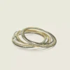 Mixed Metal Bangle Bracelet Set Mixed Metal 2 Mixed Metal Bangle Bracelet Set Mixed Metal -Lanebryant Shop 413161 0000093479