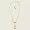 BCRF Necklace & Earring Set Gold 1 BCRF Necklace & Earring Set Gold -Lanebryant Shop 413190 0000005237