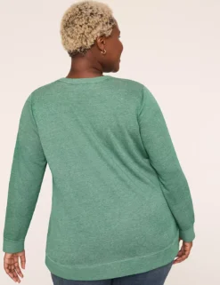 Snoopy & Woodstock Graphic Sweatshirt Dark Green