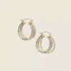 Mixed Metal Oval Earrings Mixed Metal 2 Mixed Metal Oval Earrings Mixed Metal -Lanebryant Shop 413629 0000093479